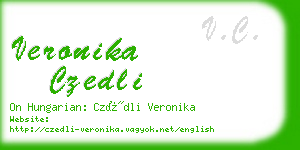 veronika czedli business card